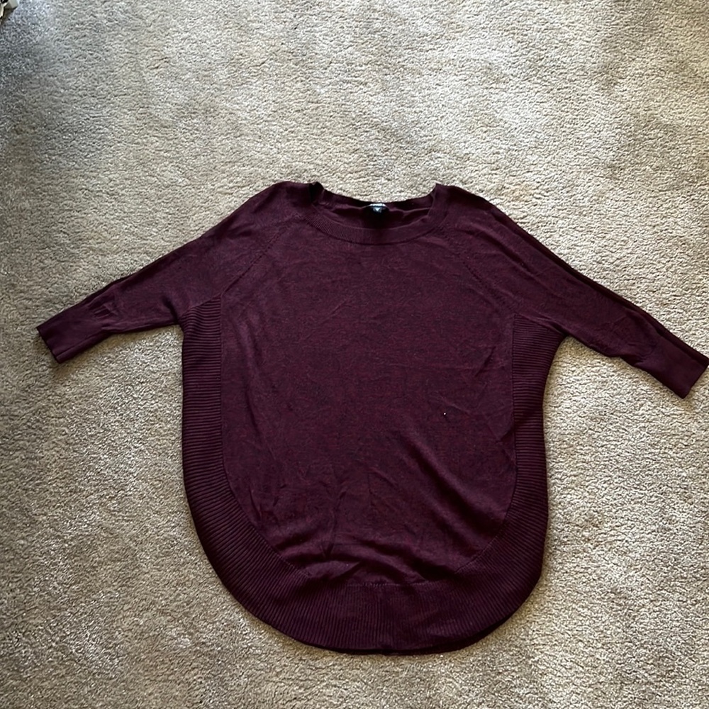 Express Burgundy XS sweater like new